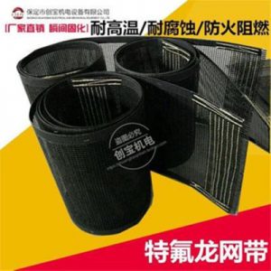 特氟龍網帶_耐高溫網格輸送帶特氟龍網帶鐵氟龍輸送帶烘干防火阻燃耐腐蝕