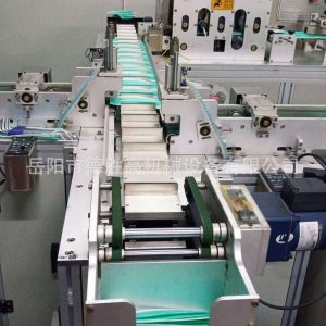 平面口罩機_現貨廠家直銷一拖一平面口罩機整套生產線藍白無紡布