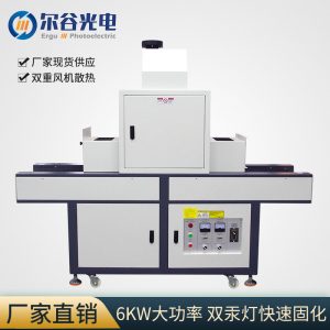 烘干固化設備_LY300-2紫外線UV光固設備6kw傳送式UV隧道爐光油膠水油墨UV干燥機