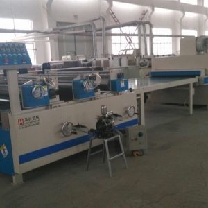 木皮板式家具專用UV油漆補土機、輥涂機、固化機生產線