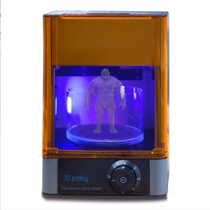 新款光固化3D打印機二次光固化機UV樹脂鑄造失蠟固化機樹脂固化箱