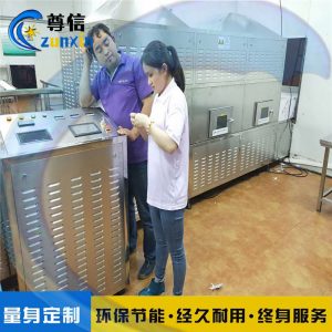 多功能微波加熱隧道爐中小學熱鏈盒飯微波加熱設(shè)備尊信微波爐